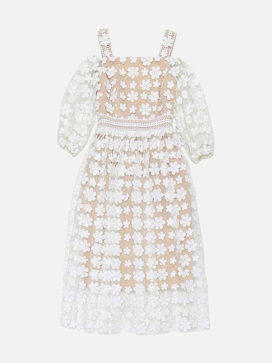 SAFFRON BOUTIQUE White Size US 8 Knee Length Dress