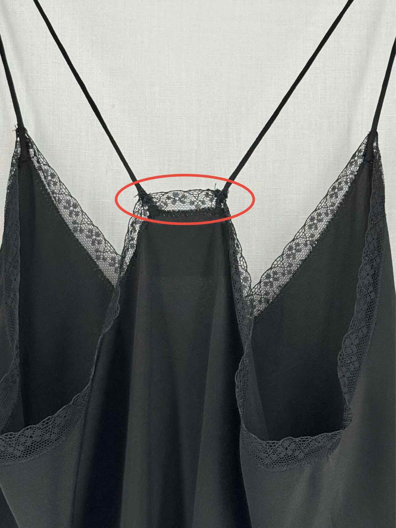 ZADIG & VOLTAIRE Black Lace Trim Size Small Camisole