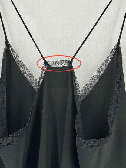 ZADIG & VOLTAIRE Black Lace Trim Size Small Camisole