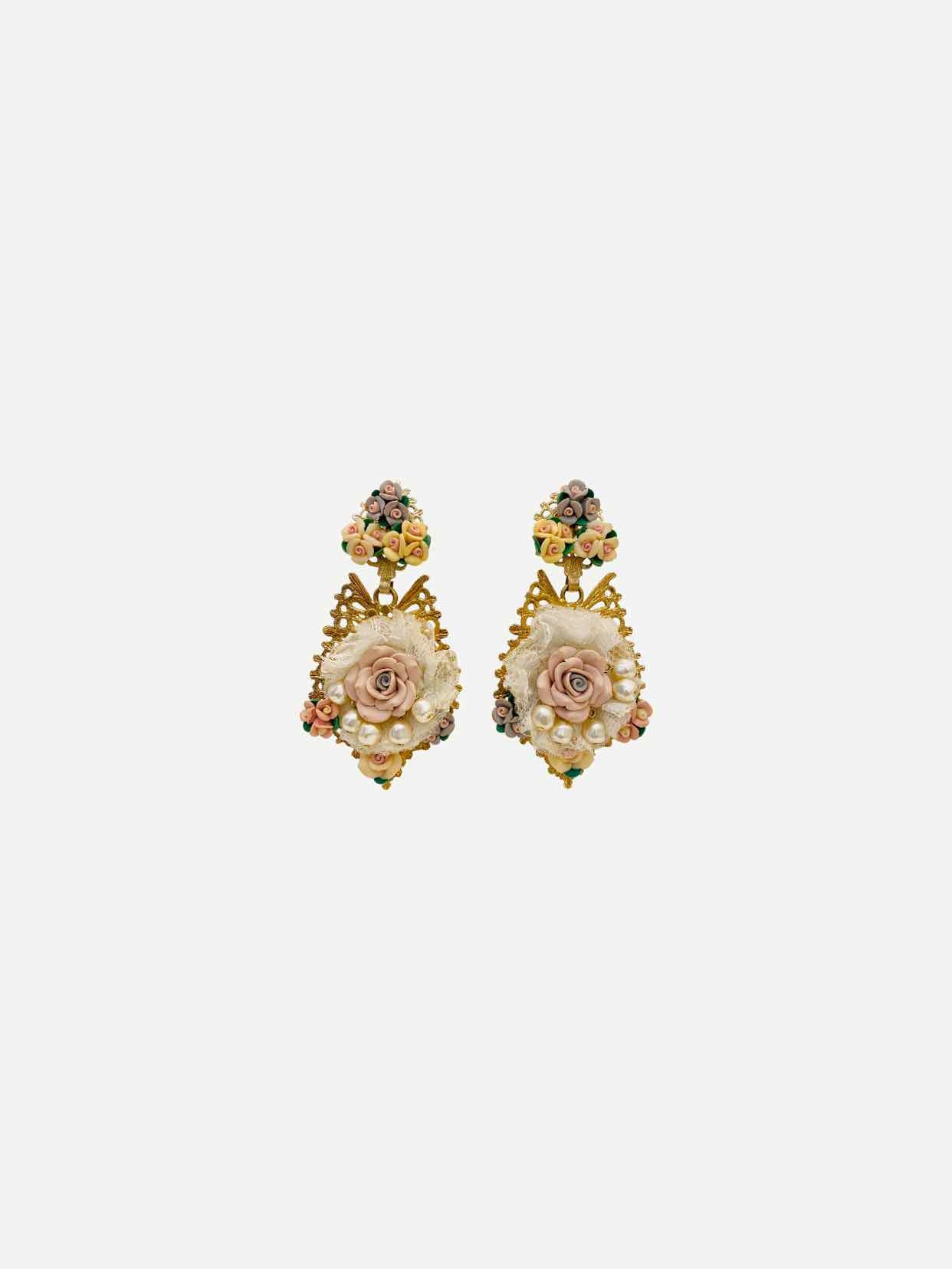 DOLCE & GABBANA Baroque Fashion Earrings