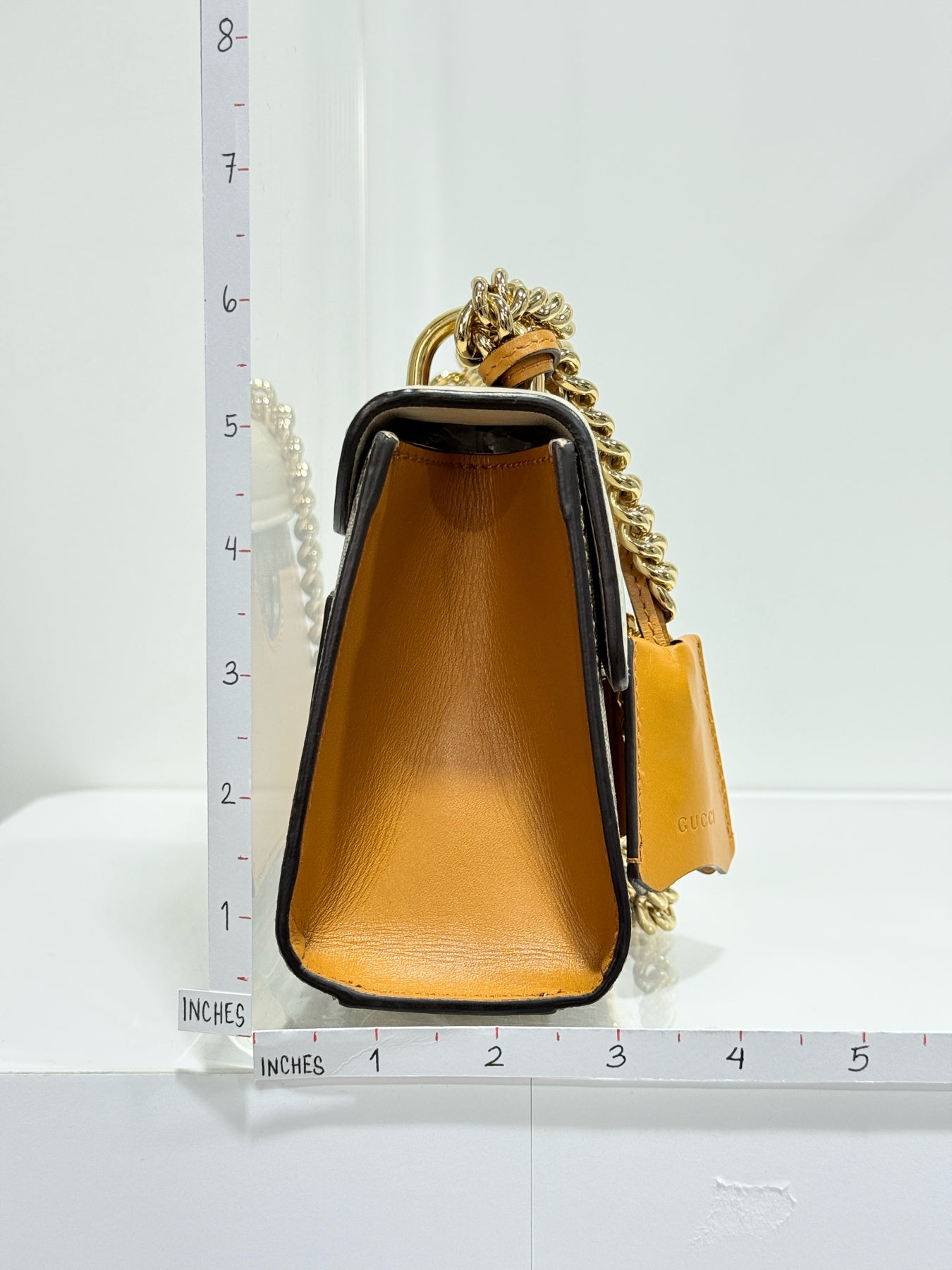 GUCCI Padlock Brown & Beige GG Supreme Shoulder Bag