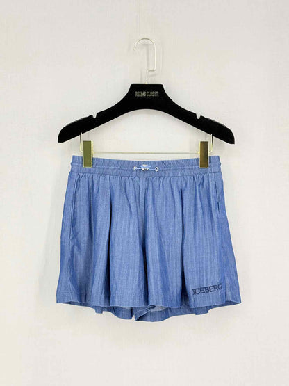 ICEBERG Chambray Blue Size XLarge Shorts