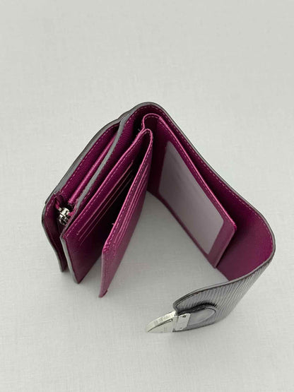 LOUIS VUITTON Purple Compact Wallet