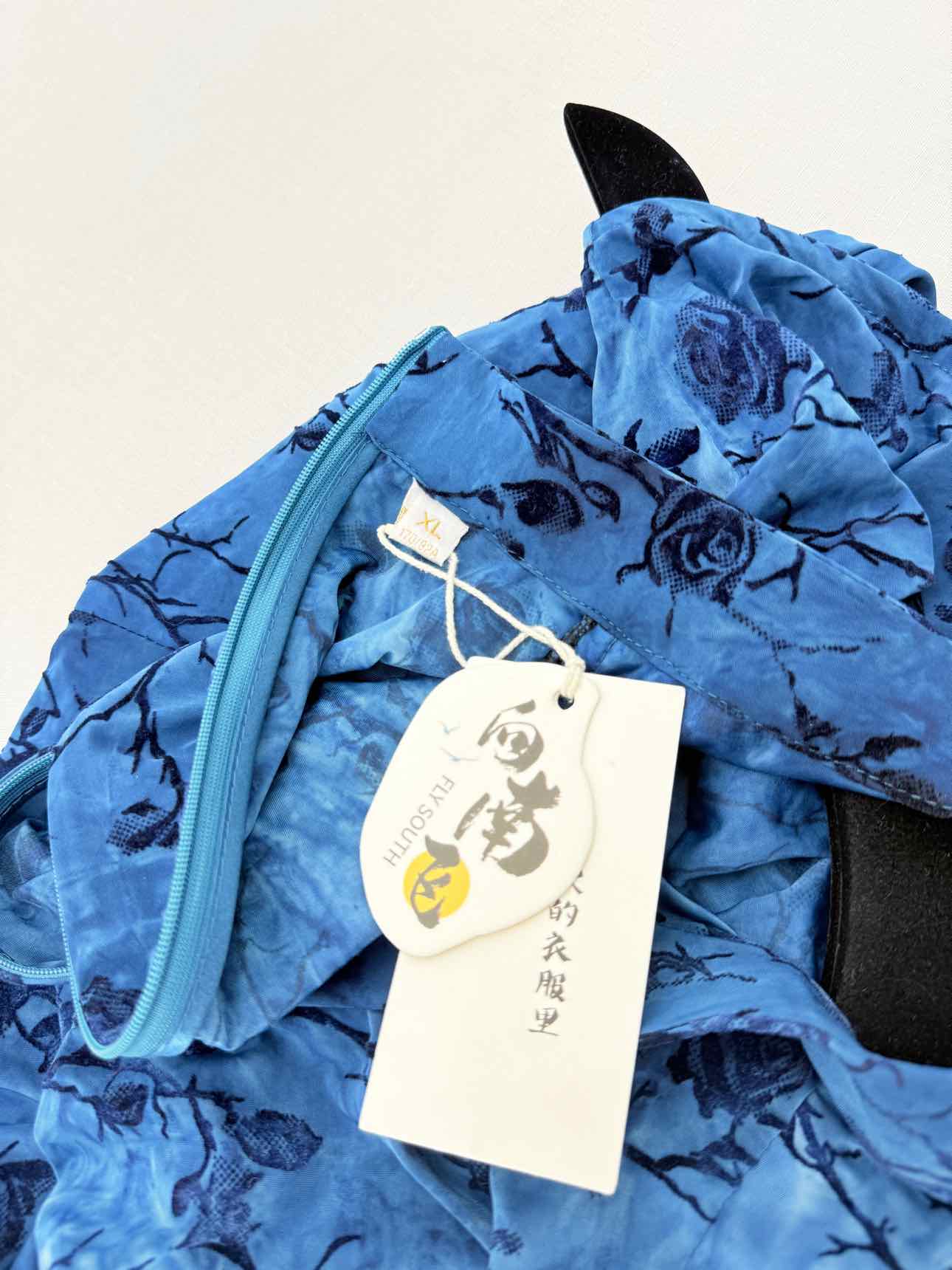 JM Blue Print Size XLarge Midi Dress