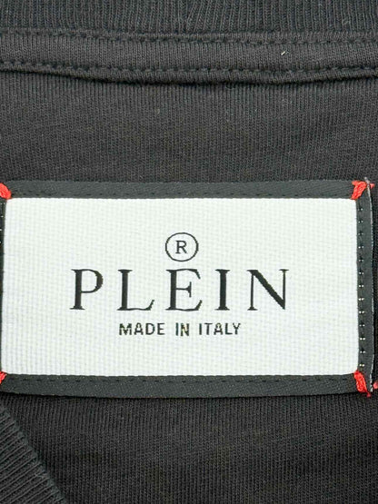 PHILIPP PLEIN Black Print Size Large T-shirt