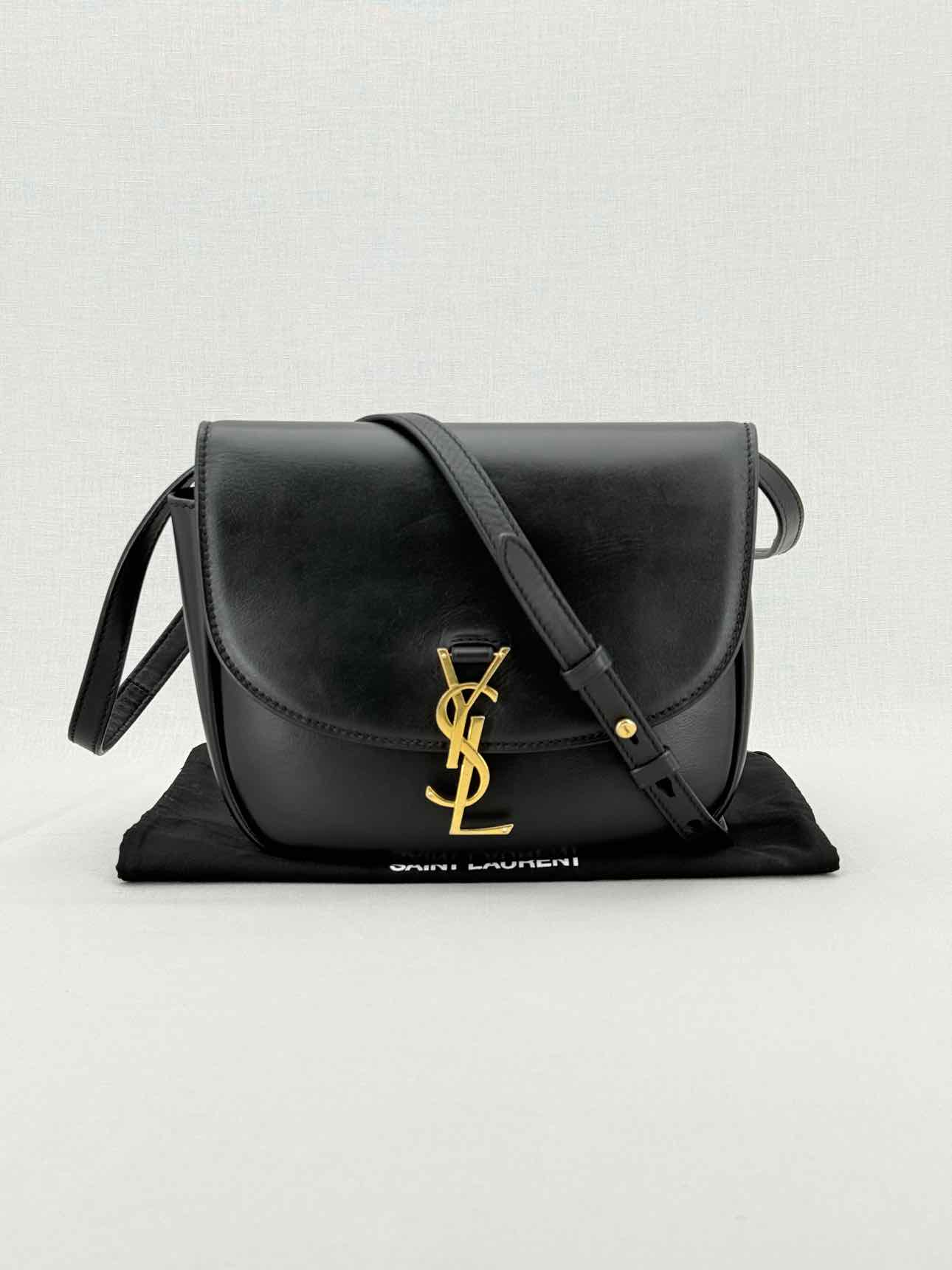 SAINT LAURENT Kaia Black Shoulder Bag