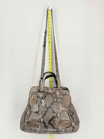 CELINE Vintage Brown & Grey Top Handle