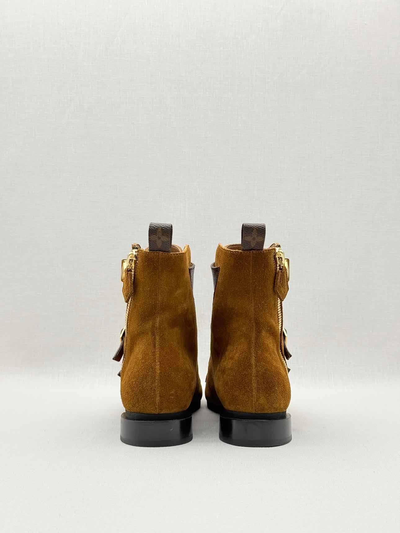 LOUIS VUITTON Jumble Brown Size EU 38.5 Ankle Boots