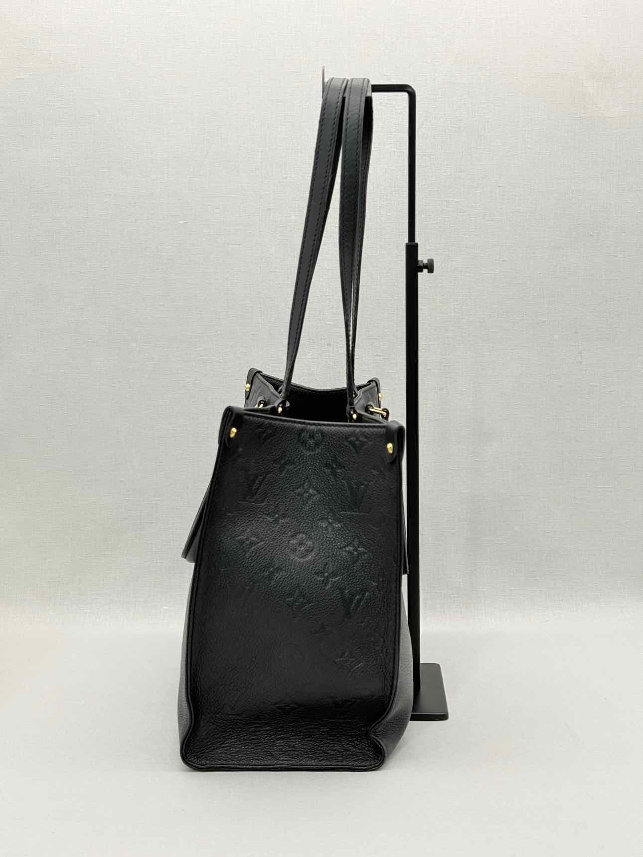 LOUIS VUITTON Onthego Black Tote Bag
