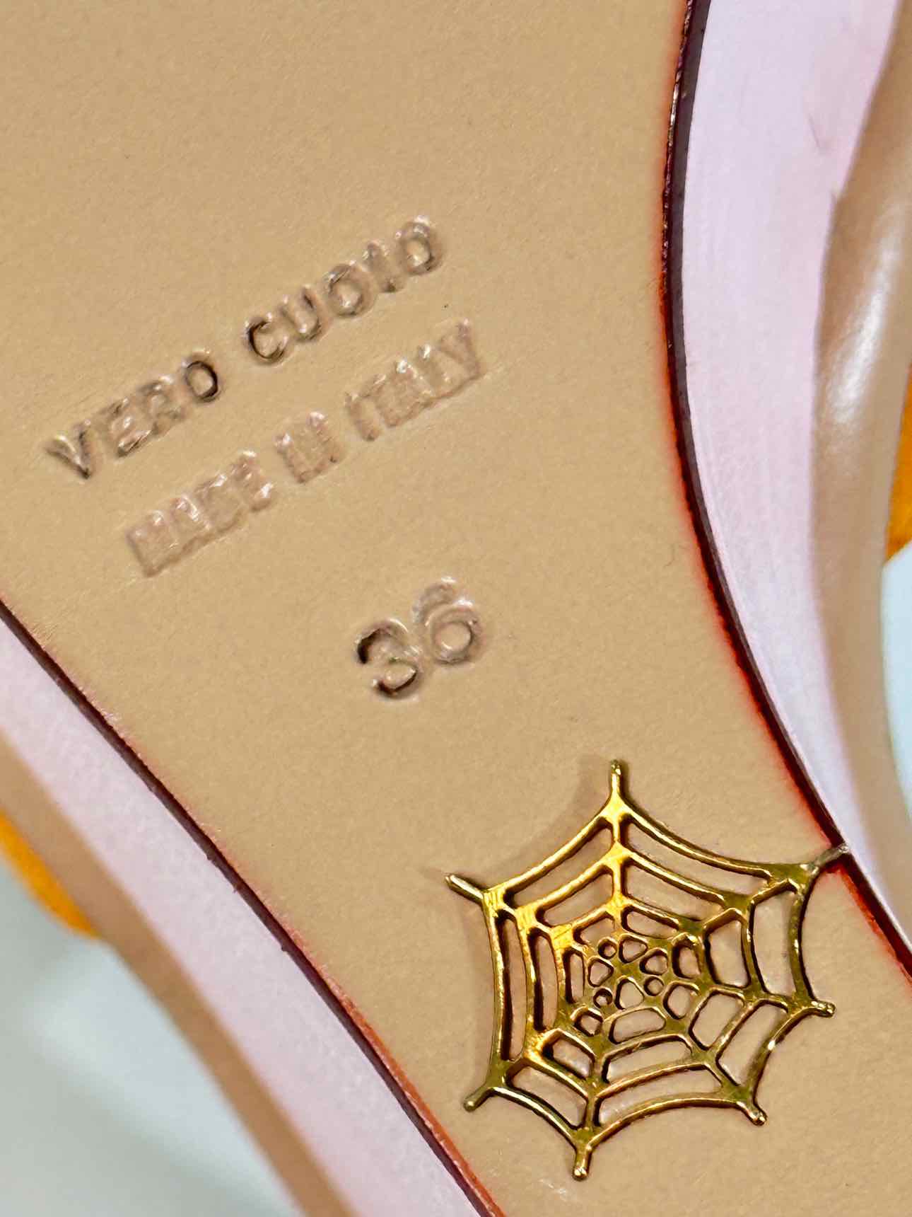 CHARLOTTE OLYMPIA Orange & Pink Size EU 36 Wedges