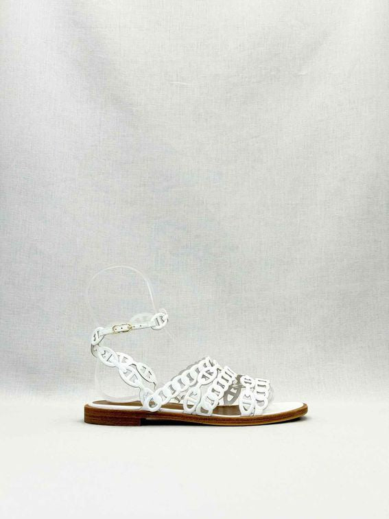 HERMES Kalliste White Size EU 35 Sandals