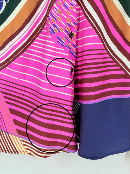 CHLOE Pink Multicolor Printed Size US 6/8 Outfit Set