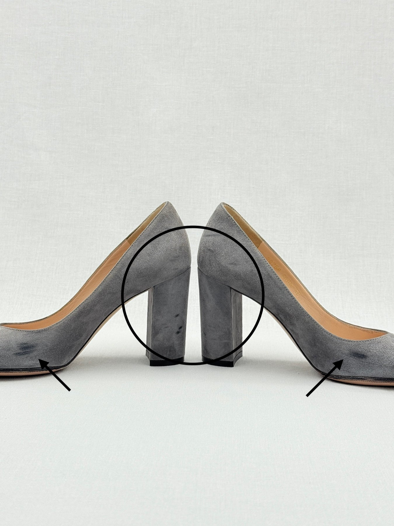 GIANVITO ROSSI Joelle Grey Size EU 36 Pumps