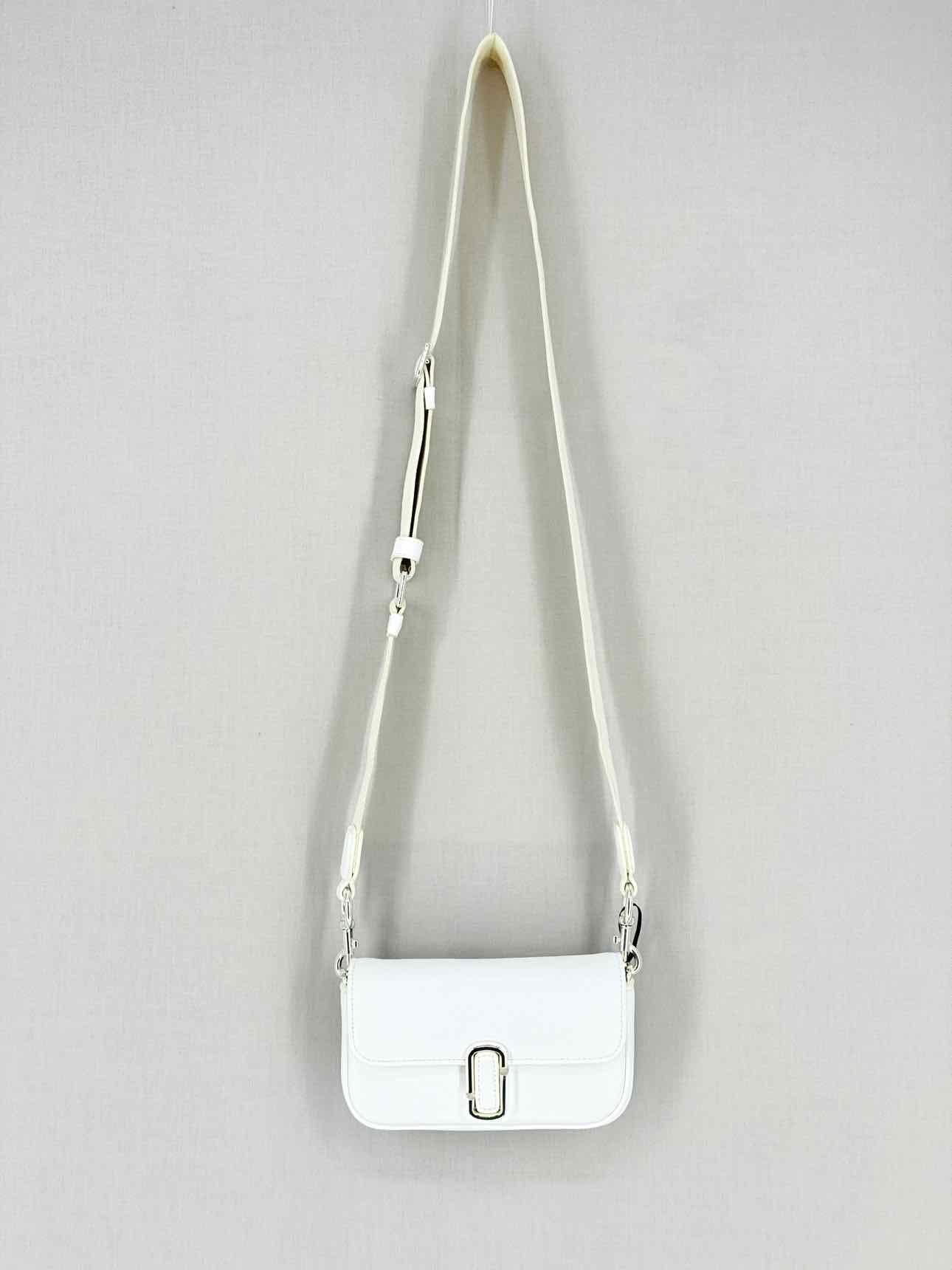 MARC JACOBS Mini The J Mark White Shoulder Bag