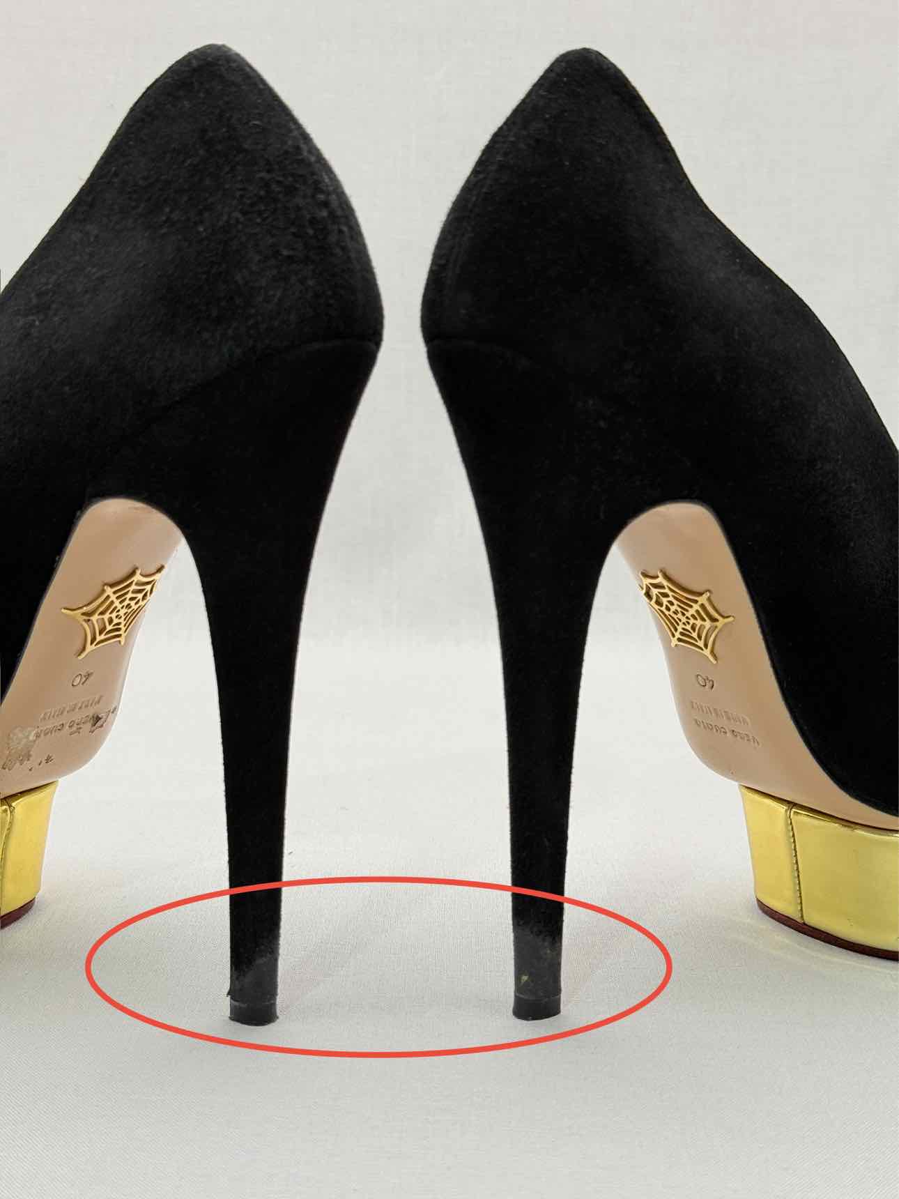 CHARLOTTE OLYMPIA Dolly Black Size EU 40 Pumps