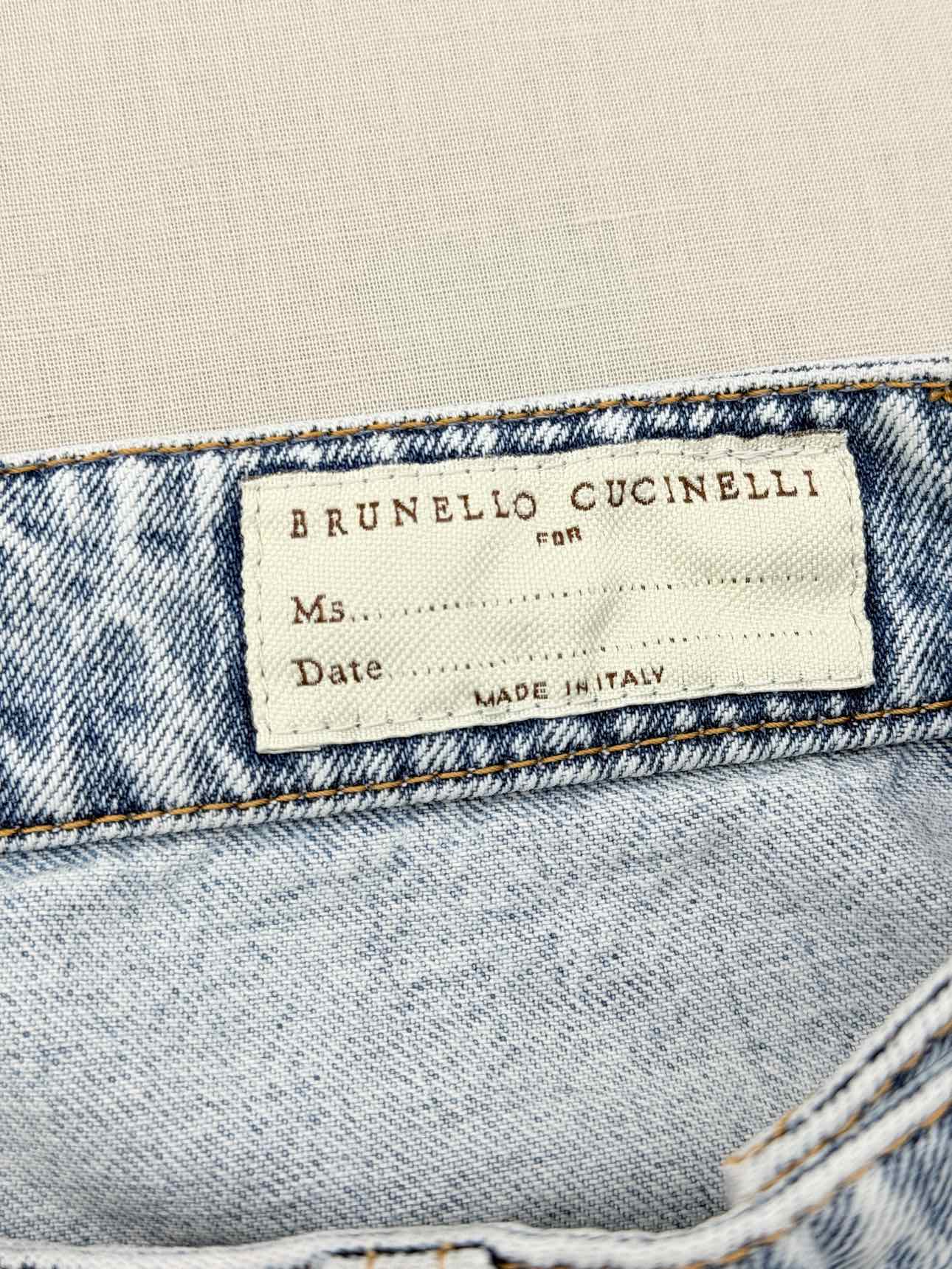 BRUNELLO CUCINELLI Faded Blue Size US 8 Jeans