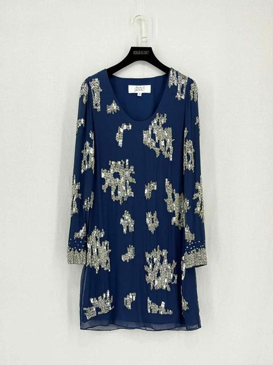 MARK & JAMES Navy Blue Size XSmall Short Dress