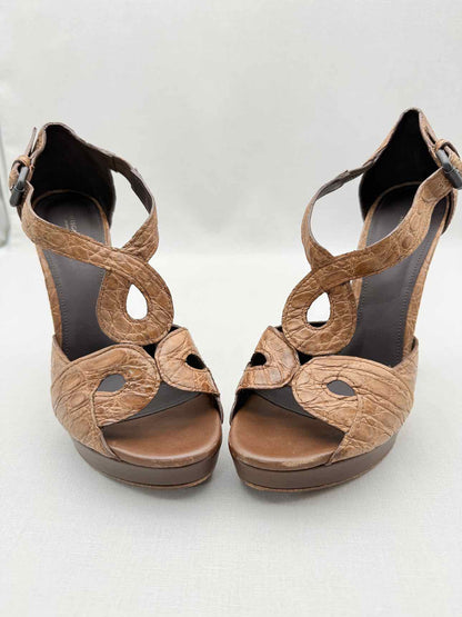 BOTTEGA VENETA Brown Size EU 40 Heeled Sandals