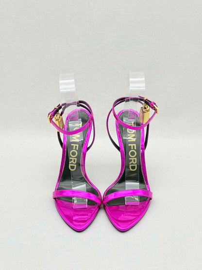 TOM FORD Naked Purple Size EU 38.5 Heeled Sandals