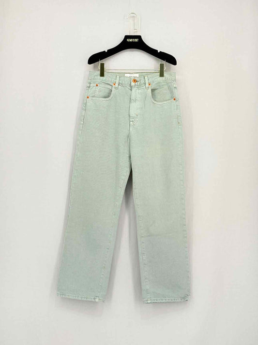 SLVRLAKE London Crop Green Size 29 Jeans