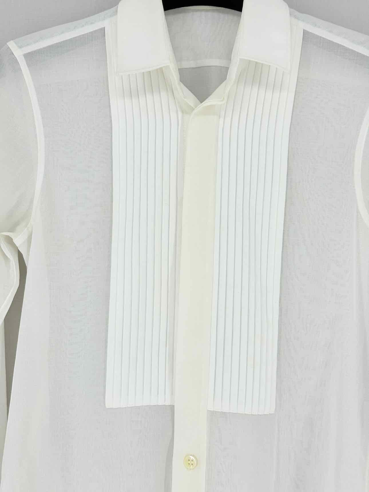 SAINT LAURENT Tuxedo White Size XSmall Shirt