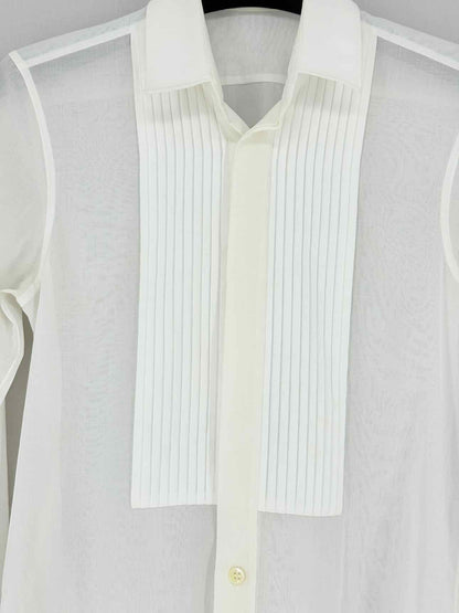 SAINT LAURENT Tuxedo White Size XSmall Shirt