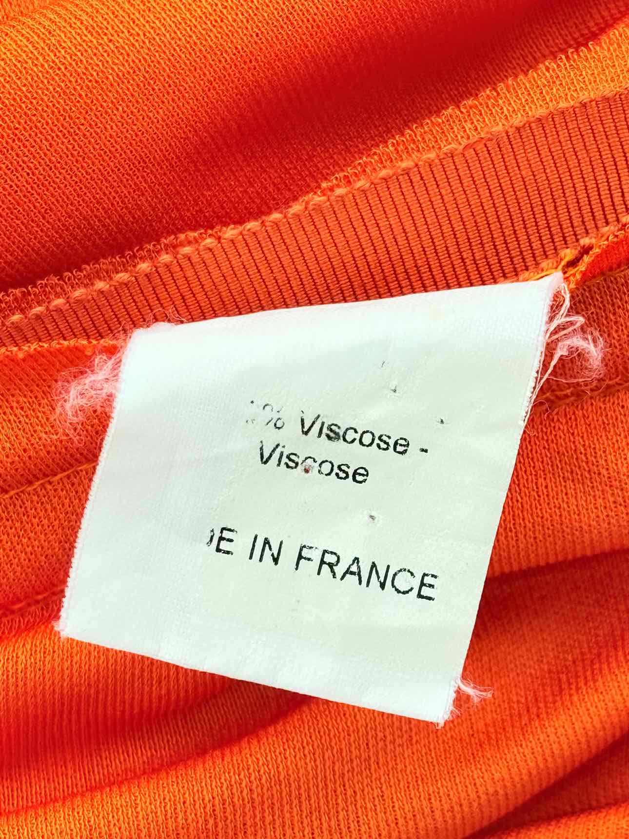LANVIN Orange Size Medium Knee Length Dress