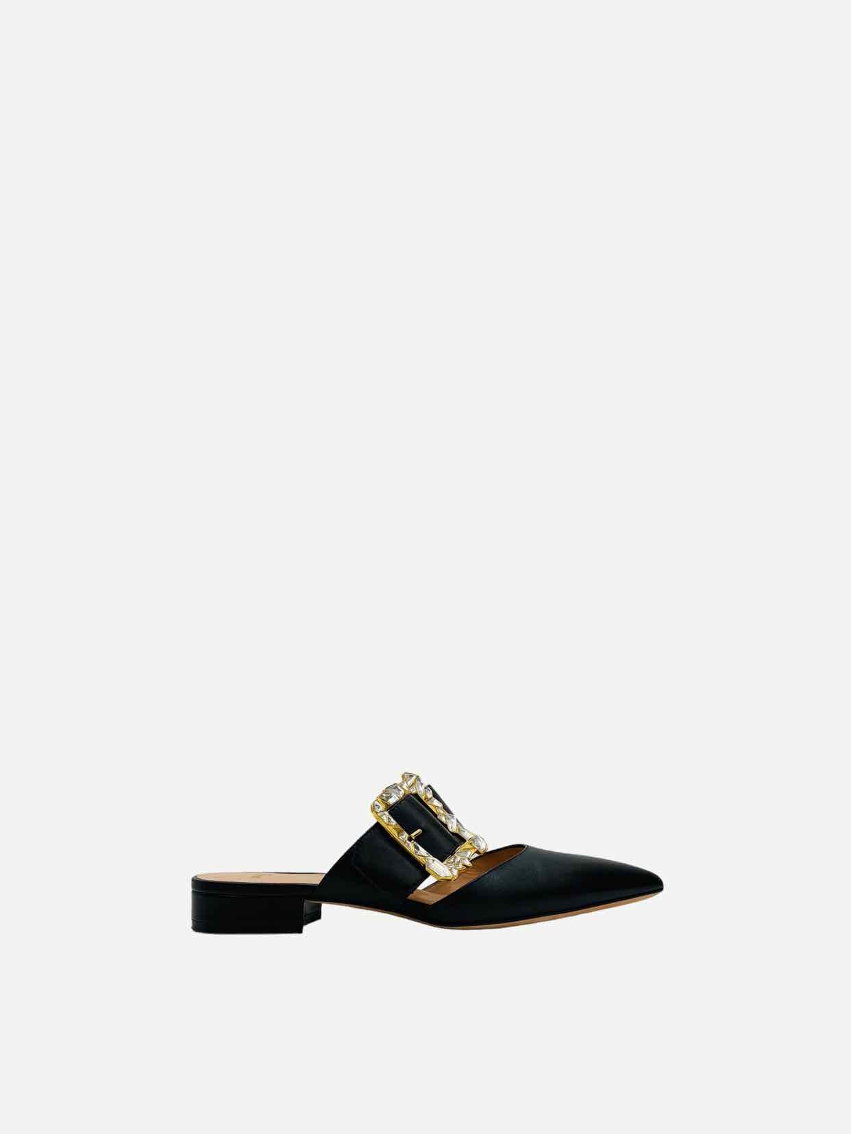 BALLY Jemina Black Flats 38.5