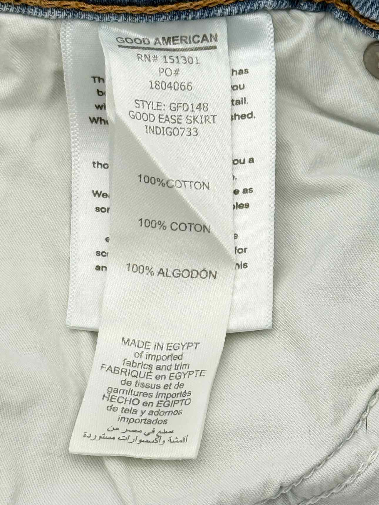 GOOD AMERICAN Blue Size US 8 Long Skirt