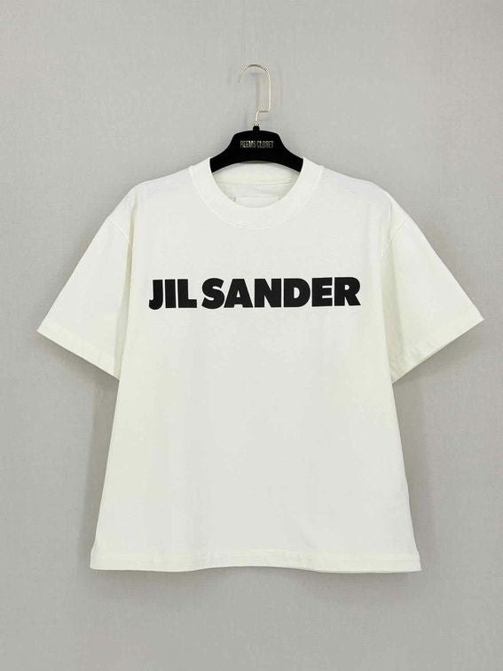 JIL SANDER White Logo Size XSmall T-shirt
