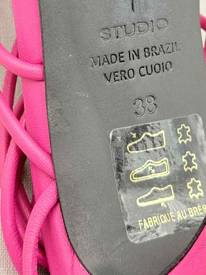 BLACK SUEDE STUDIO Lana Pink Size EU 38 Heeled Sandals