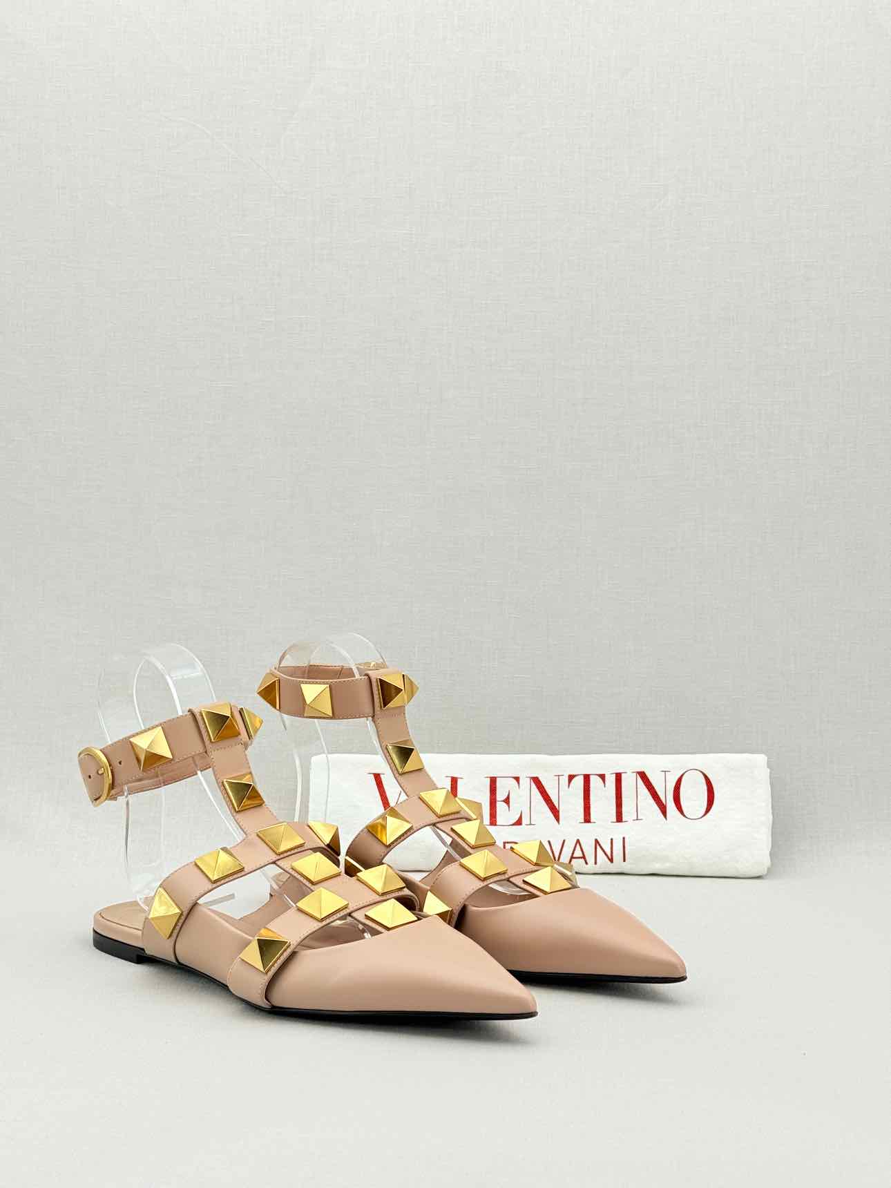 VALENTINO GARAVANI Beige Size EU 39.5 Flats