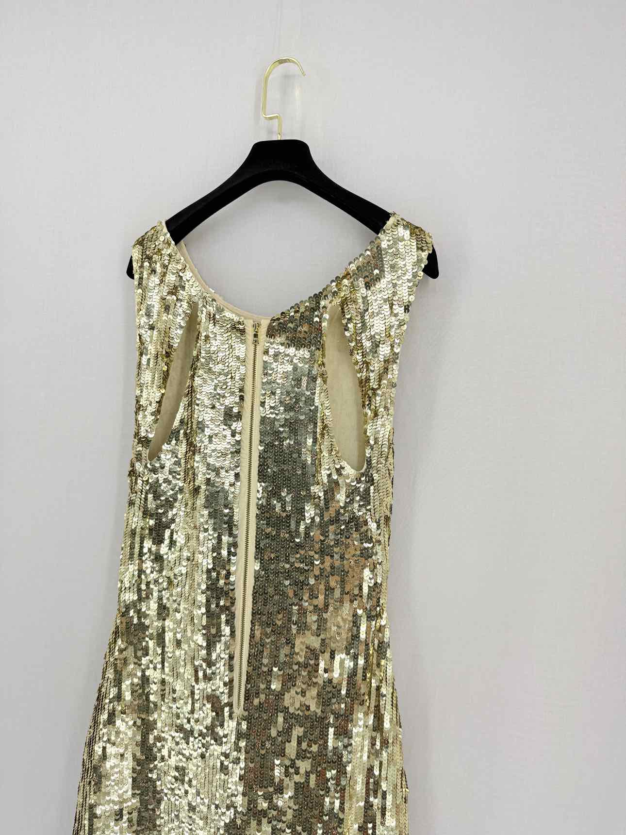 ALICE + OLIVIA Gold Size US 10 Long Dress