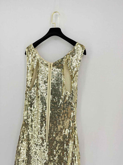 ALICE + OLIVIA Gold Size US 10 Long Dress