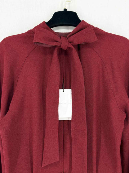 VICTORIA BECKHAM Burgundy Size US 6 Knee Length Dress