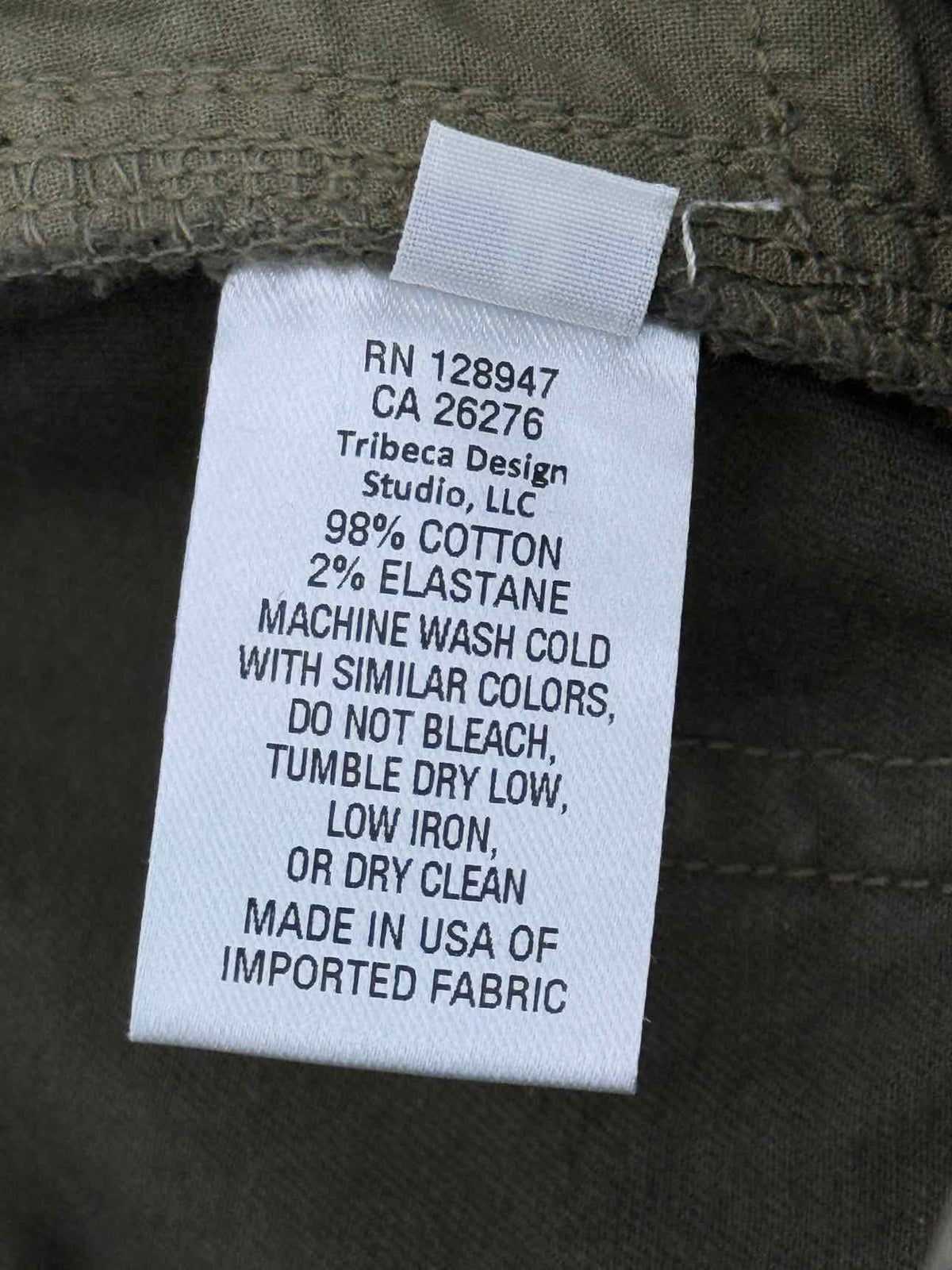 NILI LOTAN Lorimer Khaki Size US 6 Pants