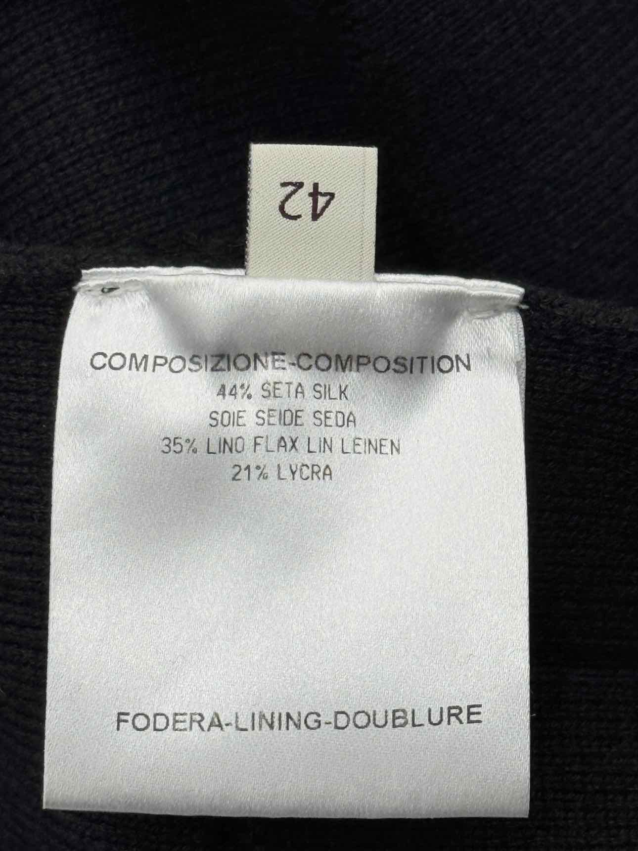 STELLA MCCARTNEY Bandage Black Size US 6 Midi Dress