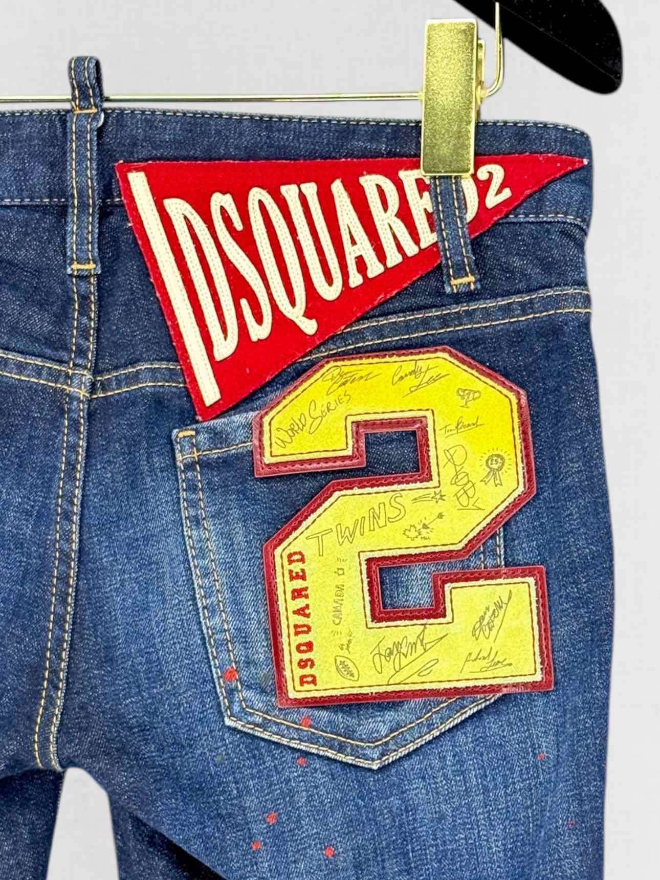 DSQUARED2 Jennifer Cropped Blue Size 25 Jeans