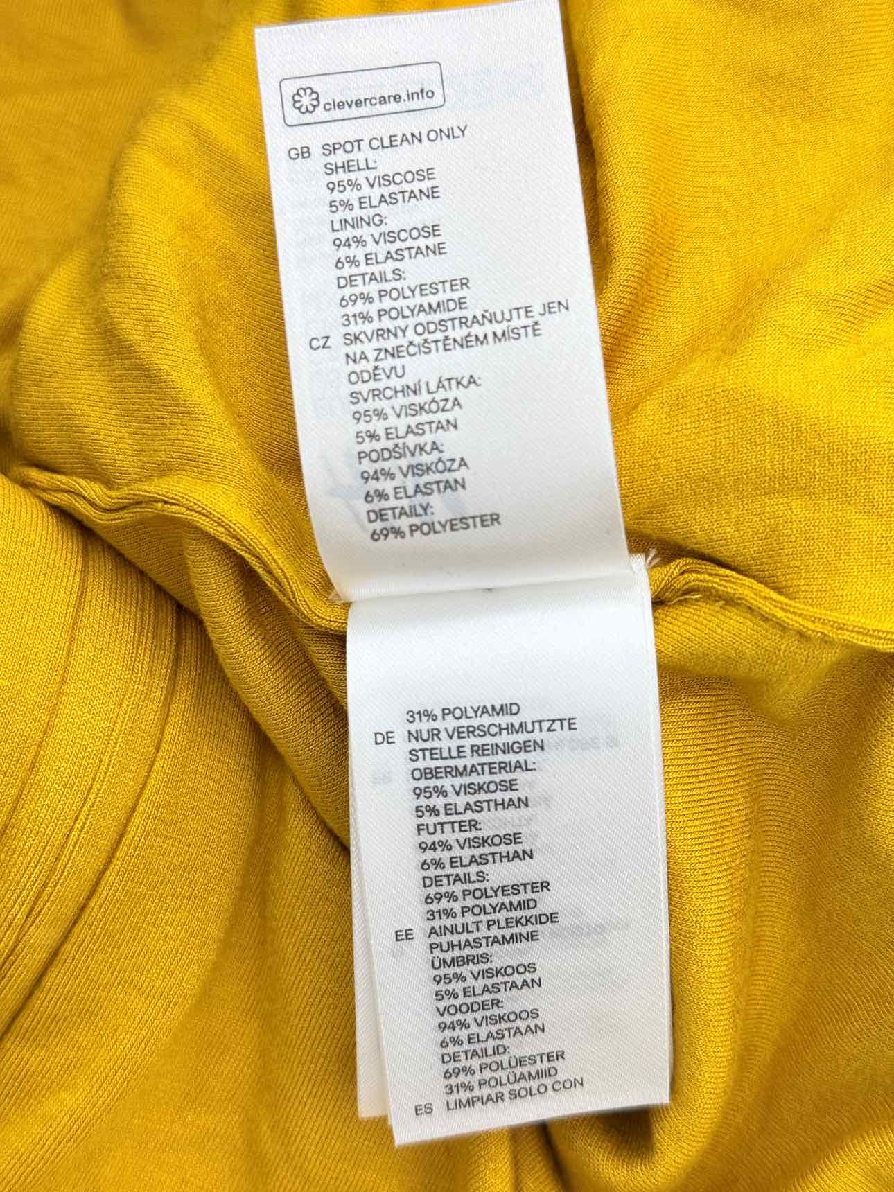 BALMAIN Yellow Size US 4 Top