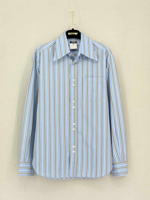 D&G Blue Multicolor Striped Size US 00 Shirt