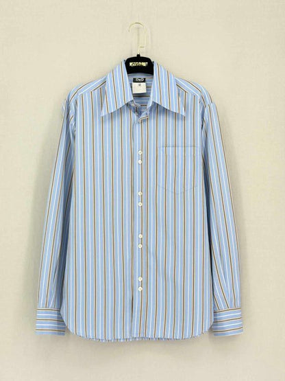 D&G Blue Multicolor Striped Size US 00 Shirt