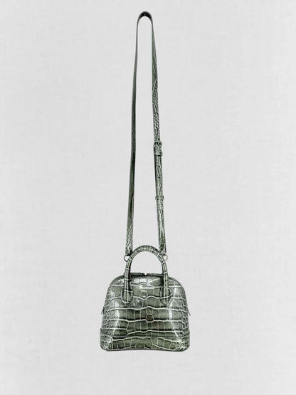 BALENCIAGA Ville Grey Top Handle