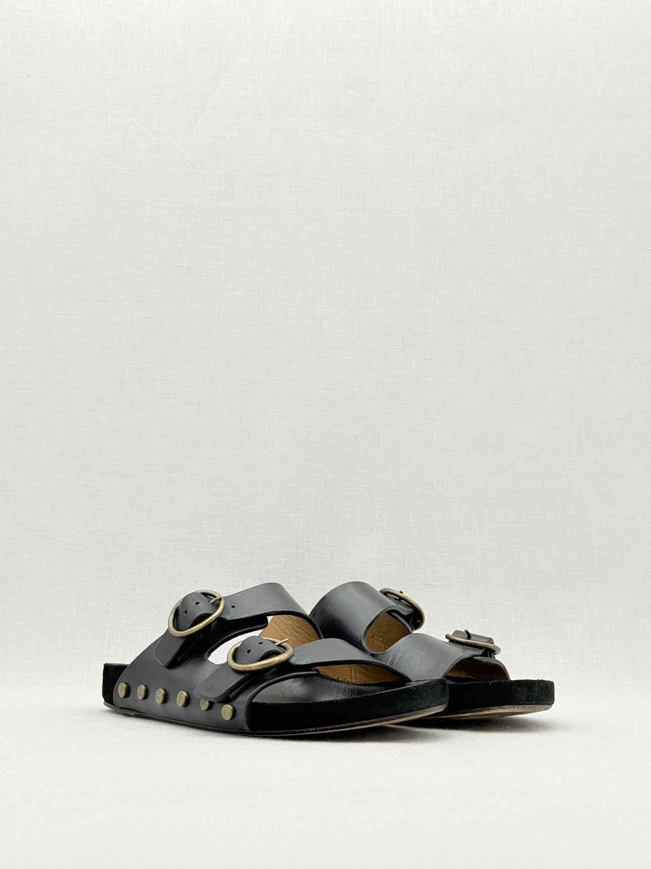 ISABEL MARANT Lennyo Black Size EU 39 Slides