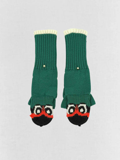 KATE SPADE Green Owl Gloves