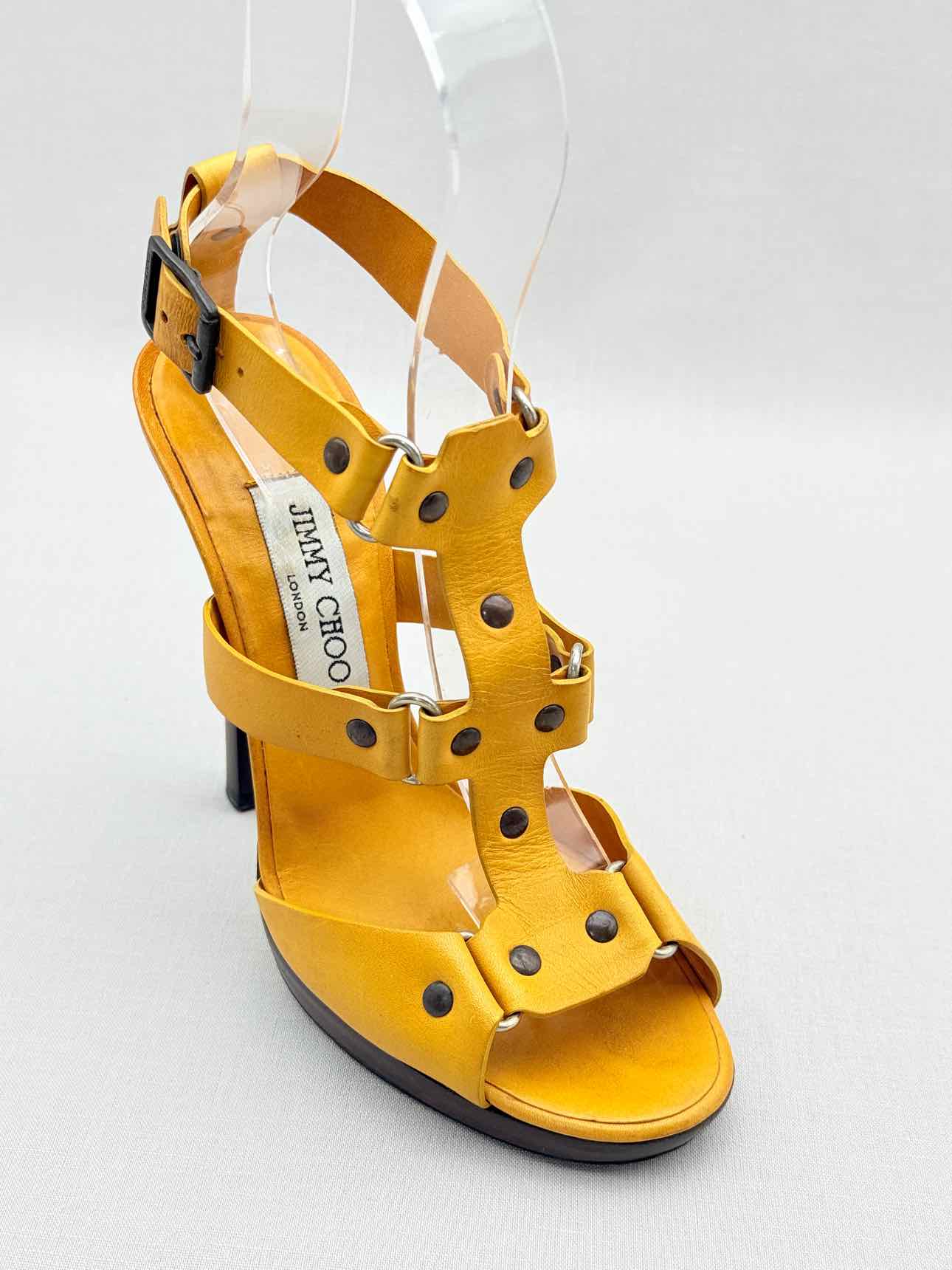 JIMMY CHOO Mustard Size EU 37 Heeled Sandals
