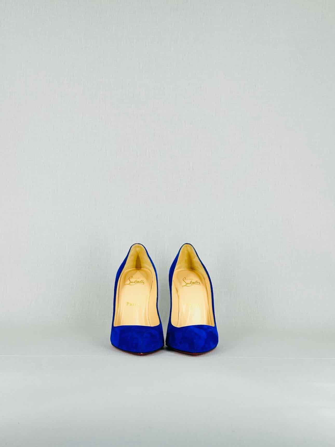 CHRISTIAN LOUBOUTIN Blue Size EU 36 Pumps