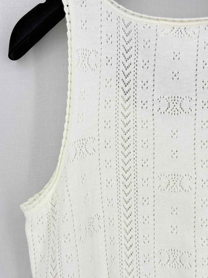 CELINE Off-white Triomphe Logo Size Small Tank Top