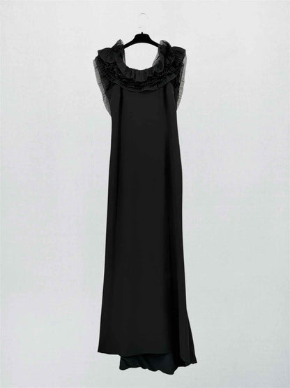SALVATORE FERRAGAMO Black Size US 6 Long Dress