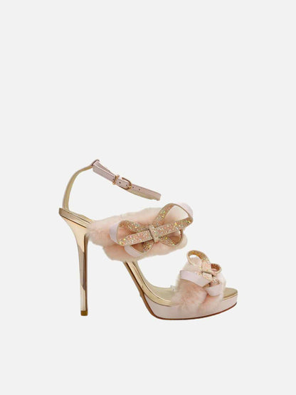 SOPHIA WEBSTER Bella Pink Heeled Sandals 40.5