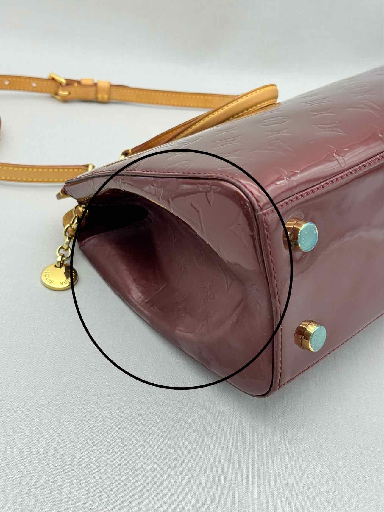 LOUIS VUITTON Brea Rouge Fauviste Monogram Top Handle
